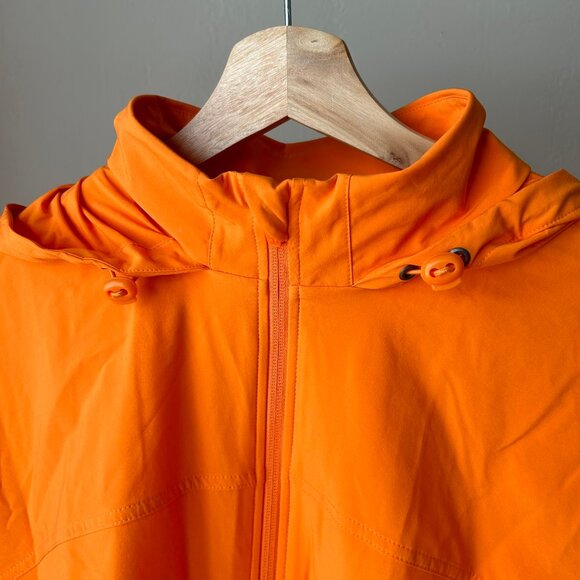 SWEATY BETTY ORANGE SOFT SHELL ACTIVE WEAR JACKET HOODED SIZE XS - Picture 4 of 10